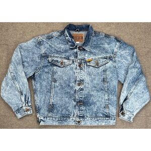 Edwin Vintage Men's‎ Button Up Japanese Denim Big Jacket Size Medium